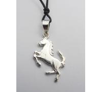Cavallino Rampante : Ciondolo in Argento 925 - Pendente Cavallo - Scuderia