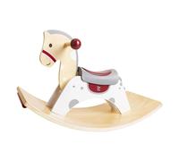 Cavallo a Dondolo 2-in-1 in Legno: Gioca, Dondola, Impara