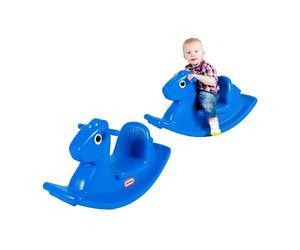 Cavallo a Dondolo Blu Little Tikes - Gioco per Bambini da 12 Mesi a 3 Anni