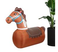 Cavallo a Dondolo Giocattolo Realistico a Equilibrio Impermeabile e | Saltellino Gonfiabile per Bambini per Bambine Genitori Giochi all'Aperto Viaggi Interni Giardino
