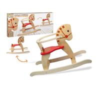 CAVALLO A DONDOLO C/PROTEZ 80X31X53CM MAX 35 KG 40612 TEOREMA