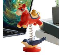 Cavallo A Dondolo In Stile Vintage | Statuina Realistica Da Collezione Da Scrivania,Cavallo a Dondolo - Per Famiglia Amici Studenti Adulti Uomini Donne Casa Interno Ufficio Studio