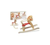 CAVALLO A DONDOLO LEGNO C/PROTEZIONE