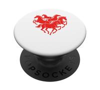 Cavallo A Forma di Cuore Equitazione Cavalli PopSockets PopGrip Adesivo