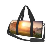 Cavallo Al Crepuscolo, Borsone da viaggio di grande capacità Borsa rotonda Borsa da viaggio sportiva Borsa da viaggio Borsa da fitness