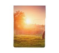 Cavallo al crepuscolo, Custodia per laptop in pelle PU, borsa per notebook, custodia per laptop, custodia per tablet