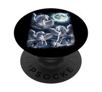 Cavallo alato Fantasy Pegaso e Luna PopSockets PopGrip Adesivo
