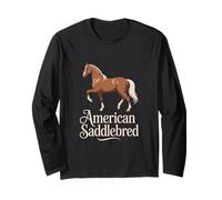 Cavallo Americano Saddlebred Elegante Show Horse Maglia a Manica