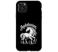 Cavallo Andaluso Elegante Stallone Illustrazione Custodia per iPhone 11 Pro Max