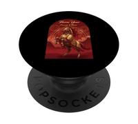 Cavallo Anno Coraggio & Onore Zodiaco Cinese 2026 Capodanno PopSockets PopGrip Adesivo