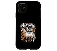 Cavallo "Appaloosa Girl" Arte equestre Appaloosa Custodia per iPhone 11