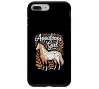 Cavallo "Appaloosa Girl" Arte equestre Appaloosa Custodia per iPhone 7 Plus/8 Plus