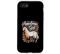 Cavallo "Appaloosa Girl" Arte equestre Appaloosa Custodia per iPhone SE (2020) / 7/8