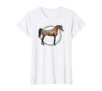 Cavallo Arabo Maglietta con Stampa Grafica Economica