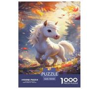 Cavallo Arteistico Puzzle 1000 Pezzi Animale Jigsaw Per Adulti Gioco Education Regalo Per Amore E Amico Per Gioco Familiare Decorazione Interna Unica Stress Relief 70x50cm/1000pcs