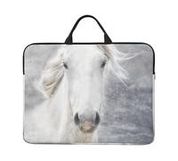 Cavallo Camargue, Custodia per laptop da 14 pollici, borsa per notebook, custodia per laptop, valigetta con maniglia