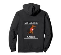Cavallo che corre Mezza maratona Squadra che corre Felpa con Cappuccio