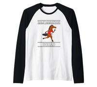 Cavallo che corre Mezza maratona Squadra che corre Maglia con Maniche Raglan