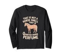 Cavallo Che Non È Un Odore di Cavallo Cavallo Quarter Horse Maglia a Manica