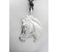 Cavallo : Ciondolo in Argento 925 - Pendente - Cavaliere - Equitazione Maneggio
