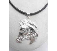 Cavallo : Ciondolo in Argento 925 - Pendente - Cavaliere - Equitazione Maneggio