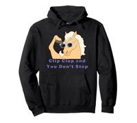 Cavallo Clop And You Don't Stop Funny Boy Girl Kids Felpa con Cappuccio