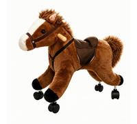 Cavallo con Ruote Alimentato Dai Bambini | Senza pile, su Ruote, Stabile, per stanza da gioco