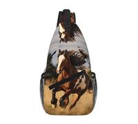 Cavallo Crossbody Sling Bag Crossbody Borsa a tracolla Borsa a tracolla in vita Marsupio Uomo Donna