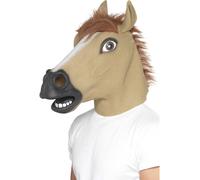 Cavallo da Corsa Gare Gara Maschera Adulti Cervo Notte Divertente Deluxe Costume