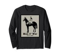 Cavallo da Corsa Vintage Man O' War Maglia a Manica