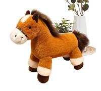 Cavallo di peluche | 2026 mascotte per il capodanno cinese come giocattolo e decorazione da scrivania,Peluche morbido,Per adulti amanti dei cameretta dei bambini casa scrivania comodino