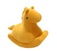 Cavallo Di Peluche | Cavallo a Dondolo Morbido 40 cm,Compagno Di Giochi Adorabile, Ornamento Realistico Per Camera Soggiorno Divano Auto