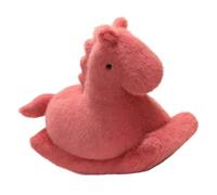 Cavallo Di Peluche | Cavallo a Dondolo Morbido 40 cm | Ornamento Animale Realistico Morbido, Compagno Divertente Per Sonno Divano Camera Asilo