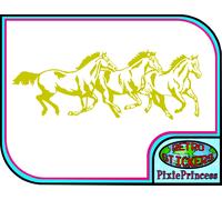 Cavallo Equitazione Equestre Un Adesivo Vinile Muro Poster Camera Ragazze