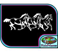 Cavallo Equitazione Equestre Un Adesivo Vinile Muro Poster Camera Ragazze