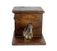 Cavallo frisone I grande urna con il busto di un cavallo Art-Dog