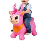 Cavallo Gonfiabile a Molla - Salta Coniglio Gonfiabile per Bambini,Giocattolo a Molla a Forma di Animale - per Interni ed Esterni, Casa, Scuola, Asilo, Compleanno, Regalo per Bambini e Bambine