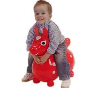 Cavallo gonfiabile Gymnic Rody rosso 55 cm 1 St