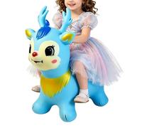 Cavallo Gonfiabile Per Bambini - Giocattolo Gonfiabile A Forma Di Animale, Attrezzatura Per Saltare E Giocare, Divertente Attività All'aperto, A Casa, In ll'asilo , In Viaggio, Ṕer Feste