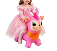 Cavallo Gonfiabile Per Bambini - Giocattolo Gonfiabile A Forma Di Animale, Attrezzatura Per Saltare E Giocare, Divertente Attività All'aperto, A Casa, In ll'asilo , In Viaggio, Ṕer Feste