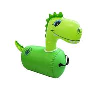 Cavallo Gonfiabile Robusto, Verde, Dinosauro