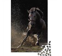 Cavallo Grigio Jigsaw Puzzle Impossibili 1000Pcs Splash Decorazione Per La Casa. Giochi Rilassamento E Intelligence Per Adulti E Ragazzi Da 14 Anni 1000pcs (75x50cm)