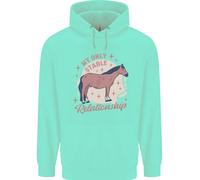 Cavallo il Mio Solo Stabile Relationship Equestre Bambini Felpa con Cappuccio