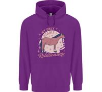 Cavallo il Mio Solo Stabile Relationship Equestre Bambini Felpa con Cappuccio