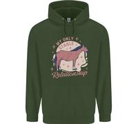 Cavallo il Mio Solo Stabile Relationship Equestre Bambini Felpa con Cappuccio