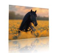 Cavallo Jigsaw Puzzle Adulti 3000 pezzi Jigsaw Puzzles Classici Arte Impossibili Grandi Dimensioni Fiore per Adulti e Ragazzi Divertimento Giochi Rilassamento, Intelligence, Idea Regalo 81x122cm t-631