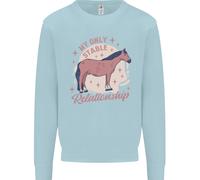 Cavallo La Mia Unica Relazione Stabile Felpa Equestre Per Bambini