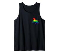 Cavallo LGBTQ Pride Flag Rainbow Pocket Minimalist Derby #25DA Canotta