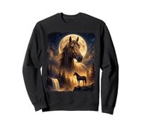 Cavallo Mistico Luna Spirito del Stallone Felpa