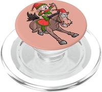 Cavallo Natale/Cavaliere Natale PopSockets PopGrip per MagSafe